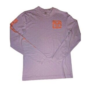 Disney Parks Walt Disney World Lavender & Neon Orange Long Sleeve Tee - Size...